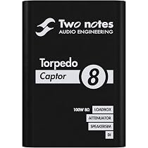 Two Notes Torpedo Captor Reactive Loadbox DI e atenuador – 8 Ohm